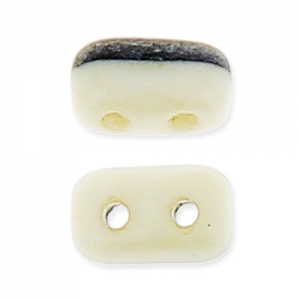 Rullas Duet 3x5 mm Bicolor Luster Black/Opaque Beige 10g