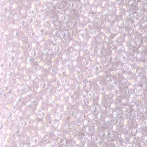 Rocalla Miyuki 15/0 272 - Pink Lined Crystal AB