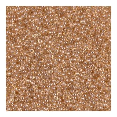 Rocalla Miyuki 15/0 2439 - Lt Smoky Topaz Gold Luster