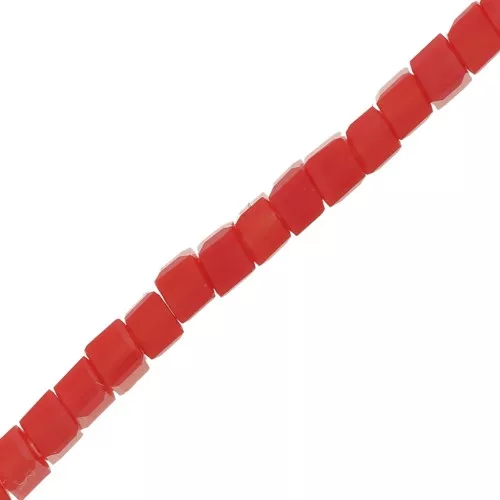 Cubos de vidrio 2.5 mm  Red Coral x43 cm