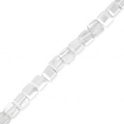 Cubos de cristal de 3 mm Plateado x25 cm|raw }}