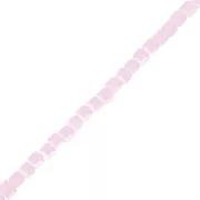 Cubos de vitrio 2,5 mm Rosa Claro Opal x47 cm