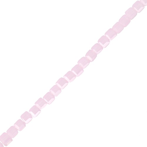 Cubos de vitrio 2,5 mm Rosa Claro Opal x47 cm