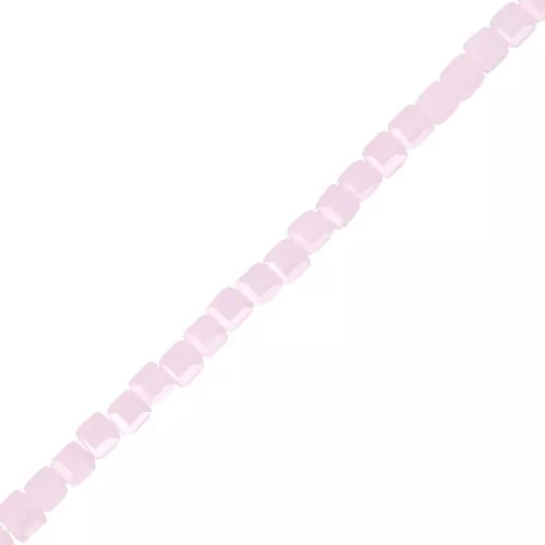 Cubos de vitrio 2,5 mm Rosa Claro Opal x47 cm