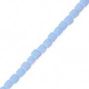 Cubos de vidrio 2.5 mm Azul Opaco x40 cm