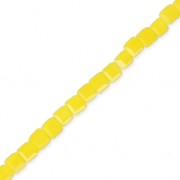 Cubos de vidrio 2.5 mm Amarillo Color Mostaza Opaco x46 cm|raw }}