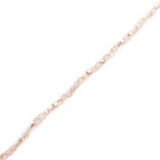 Cubos de cristal de 3 mm - Crystal Gold Bronze Luster x 48 cm