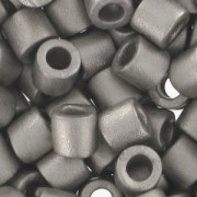 Miyuki Delica 8/0 DBL0321 - Mat Metallic Dark Nickel Silver|raw }}