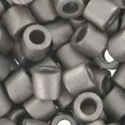 Miyuki Delica 8/0 DBL0321 - Mat Metallic Dark Nickel Silver