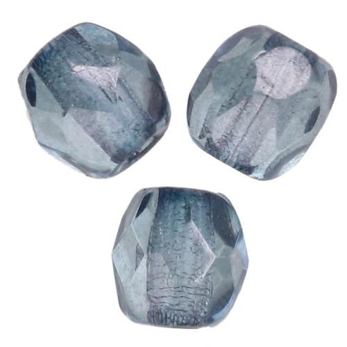 Facetadas 3 mm Crystal Baby Blue Luster x50