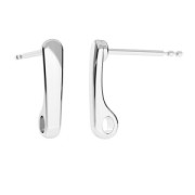 Pendientes gota 13.5 mm de Plata 925 x 2