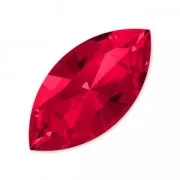Navette PureCrystal 15x7 mm Scarlet x1