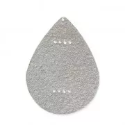 Entrepieza gota de metal diamantado para Miyuki Delica 30 mm rodiado x1