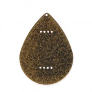 Entrepieza gota de metal diamantado para Miyuki Delica 30 mm bronce x1|raw }}