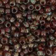 Rocalla Miyuki 8/0 4505 - Light Smoky Topaz Picasso x8g|raw }}