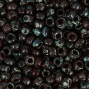 Rocalla Miyuki 8/0 4503 - Flame Red Picasso x8g