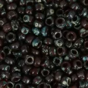 Rocalla Miyuki 8/0 4503 - Flame Red Picasso x8g