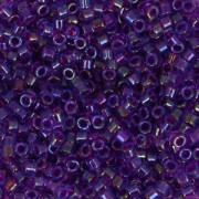 Miyuki Delica 11/0 DB1755 - Fucsia Lined Aqua AB x8g|raw }}