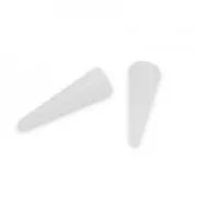 Puntas de recambio de nailon para pinzas redondas - Blanco x2