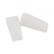 Puntas de recambio de nailon para alicates planos - Blanco x2