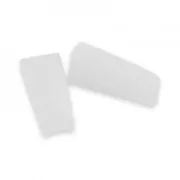 Puntas de recambio de nailon para alicates planos - Blanco x2