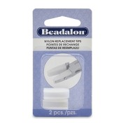Terminales de recambio para la pinza redonda/plana punta de nilón cuadrada x2