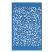 Silk Screen Moiko para Arcilla polimérica 74x105 mm - Diseño Nota Musica 8.23|raw }}