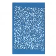 Silk Screen Moiko para Arcilla polimérica 74x105 mm - Diseño Nota Musica 8.23