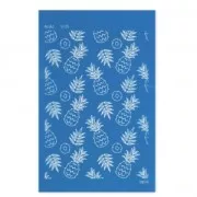 Silk Screen Moiko para Arcilla polimérica 74x105 mm - Diseño Piña 9.05