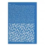 Silk Screen Moiko para Arcilla polimérica 74x105 mm - Diseño Guisante 8.29