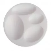 Mini molde de silicona para arcilla polimérica y arcilla de metal Cabuchones ovalados