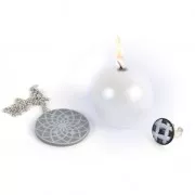 Pigmentos en polvo de efecto metalizado - Plateado x 8g