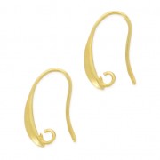 Ganchos para pendientes decorados 19 mm Dorado con oro fino x2|raw }}