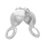 Tapanudos 2 anillas 4 mm rodiado x100