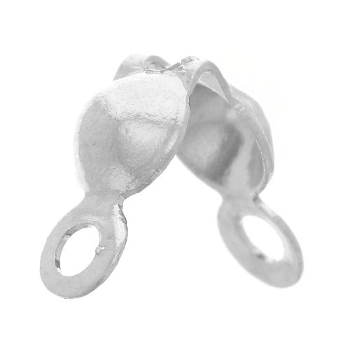 Tapanudos 2 anillas 4 mm rodiado x100