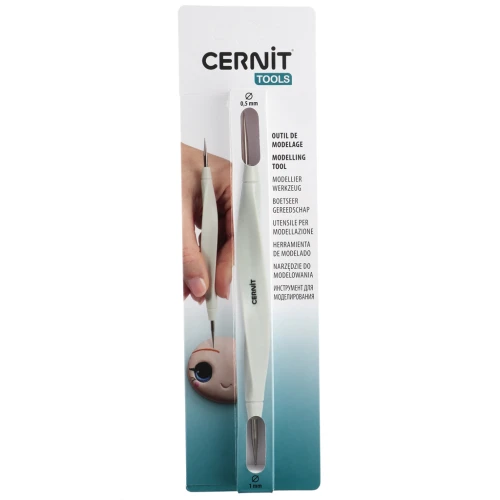 Herramienta de moldeado para arcilla polimérica - Terminales con bolita Cernit 1 y 0.5 mm