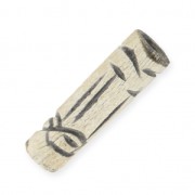 Tubos étnicos de cuerno 8 x 24 mm Natural x 5|raw }}