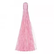 Borla pompon grande sin enganche 120 mm para decoración o joyas Rosa