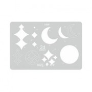 Placa rígida para arcilla polimérica 152x100 mm motivos Lunas|raw }}