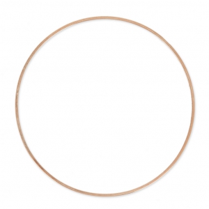 Anilla para montaje y tejido redondo 50x1.9 mm dorado rosa