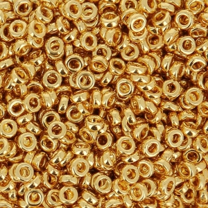 Spacer Miyuki 2.2 mm SPR2-0191 - 24kt Gold Plated x5g