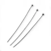 Bastón cabeza redonda Plata 925 40 mm x10