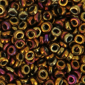 Spacer Miyuki 3 mm SPR3-0462 - Metallic Gold Iris x10g