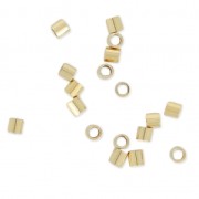 Tubos Chafas 2x2 mm de Gold filled x50|raw }}