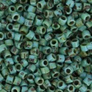 Miyuki Delica 10/0 DBM2264 - Opaque Turquesa Blue Picasso x8g