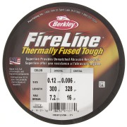 Hilo Fireline - Trenza 0.12 mm (16LB) Crystal x300 m