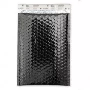 Sobre acolchado con plástico de burbujas  27x20 cm Rico Design - Paper Poetry Negro x 1