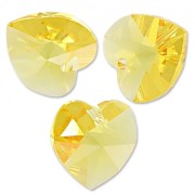 Corazones PureCrystal 6202 Light Topaz 10,3x10 mm x6|raw }}