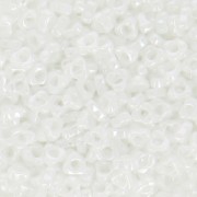 Spacer Triángulo Miyuki 2.8x1.3 mm SPTR28-0420 - White Pearl Ceylon x10g