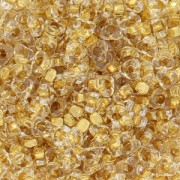 Spacer Triángulo Miyuki 2.8x1.3 mm SPTR28-0195 - 24kt Gold Lined Crystal x5g